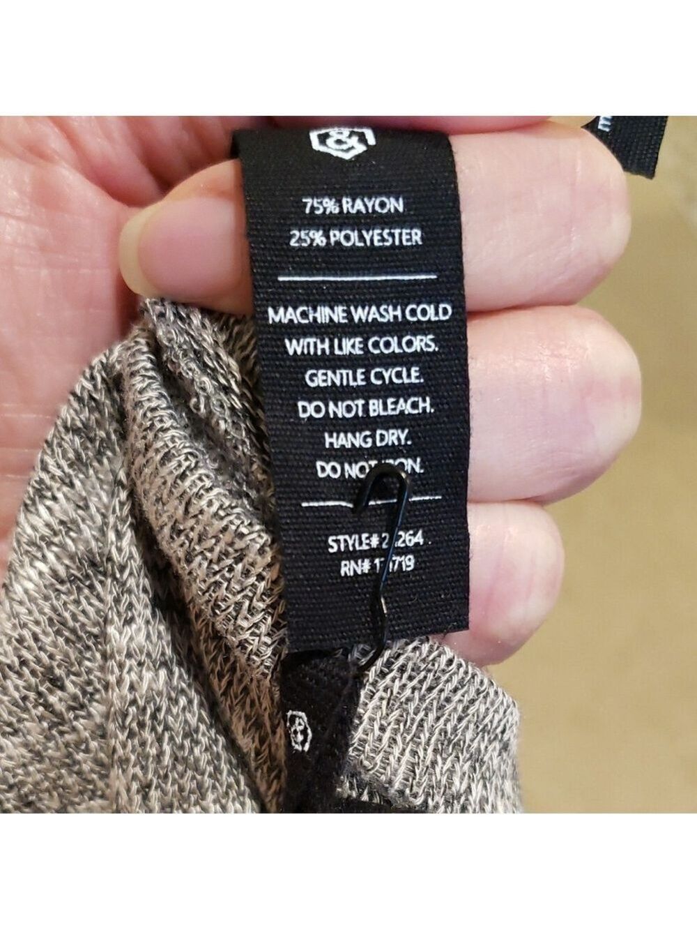 Agnes & Dora Gray Crew Neck Sweater - Picture 9 of 9